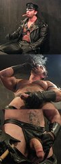 DVD 329 Xavier Muscle with his Cigars and Leather